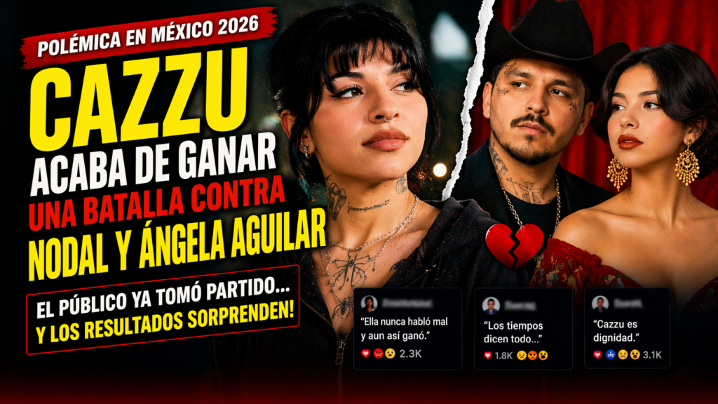 Cazzu gana apoyo tras la polémica con Nodal y Ángela Aguilar