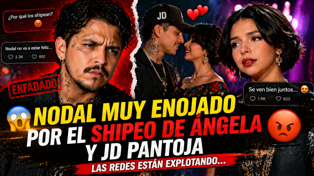 Nodal reaction Angela Aguilar JD Pantoja desata polémica en redesv