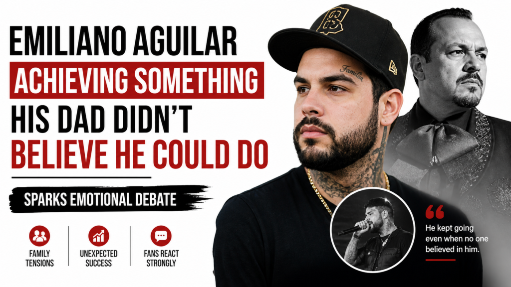 Emiliano Aguilar Achieving Something His Dad Didn't Believe He Could Do Sparks Emotional Debate