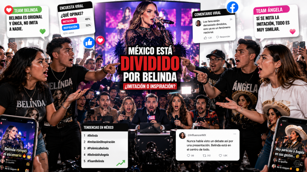 Belinda Imita a Angela Aguilar en Pleno Escenario y Desata Polémica
