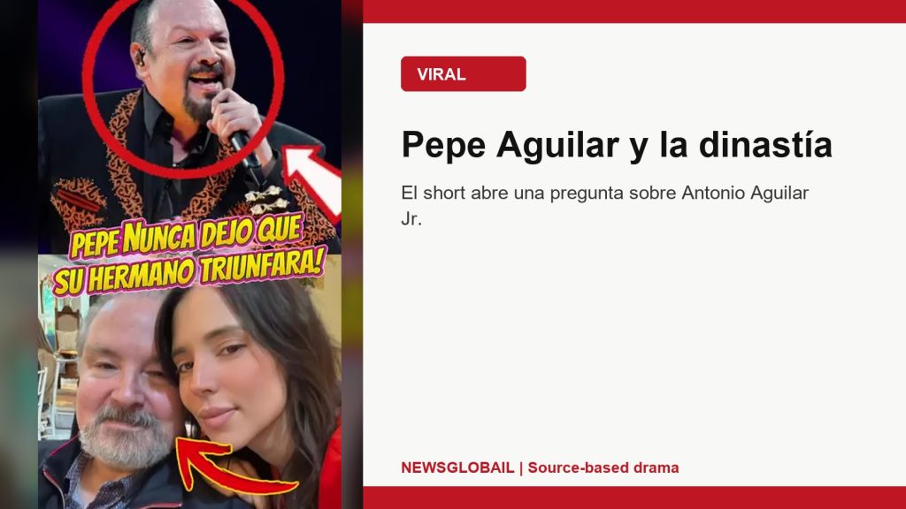 Pepe Aguilar dinastia según un short viral de La Grandiosa