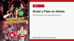Nodal Pepe Aguilar Grupo Frontera segun un short viral de La Grandiosa
