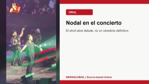 Nodal Grupo Frontera concierto segun un short viral de La Grandiosa