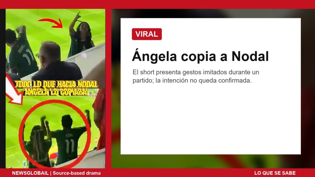 Ángela copia a Nodal según un short viral