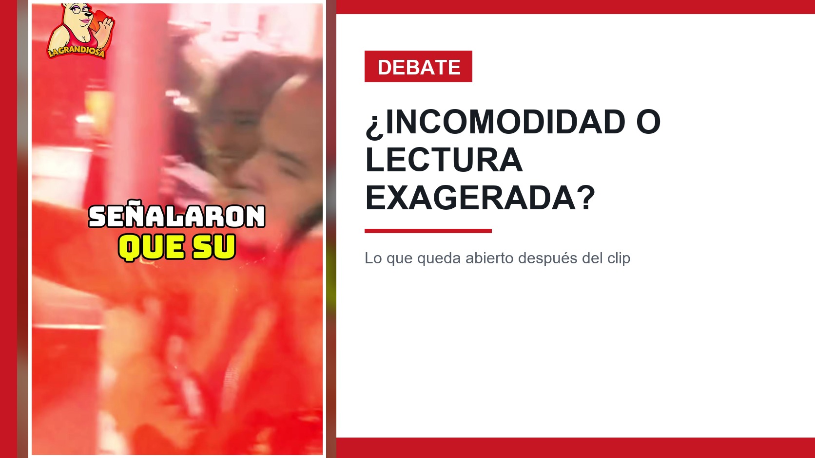 debate viral sobre Ángela incómoda fan