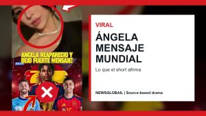 Ángela mensaje Mundial según un short viral de La Grandiosa