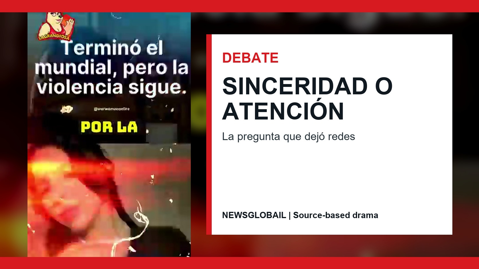 Debate viral por Ángela mensaje Mundial y redes divididas