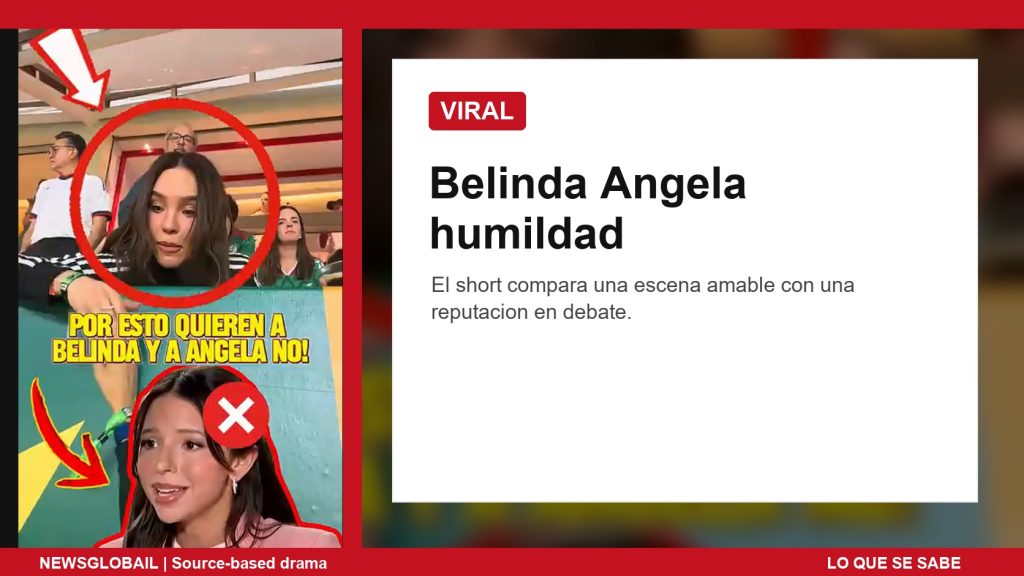 Belinda Angela humildad segun un short viral