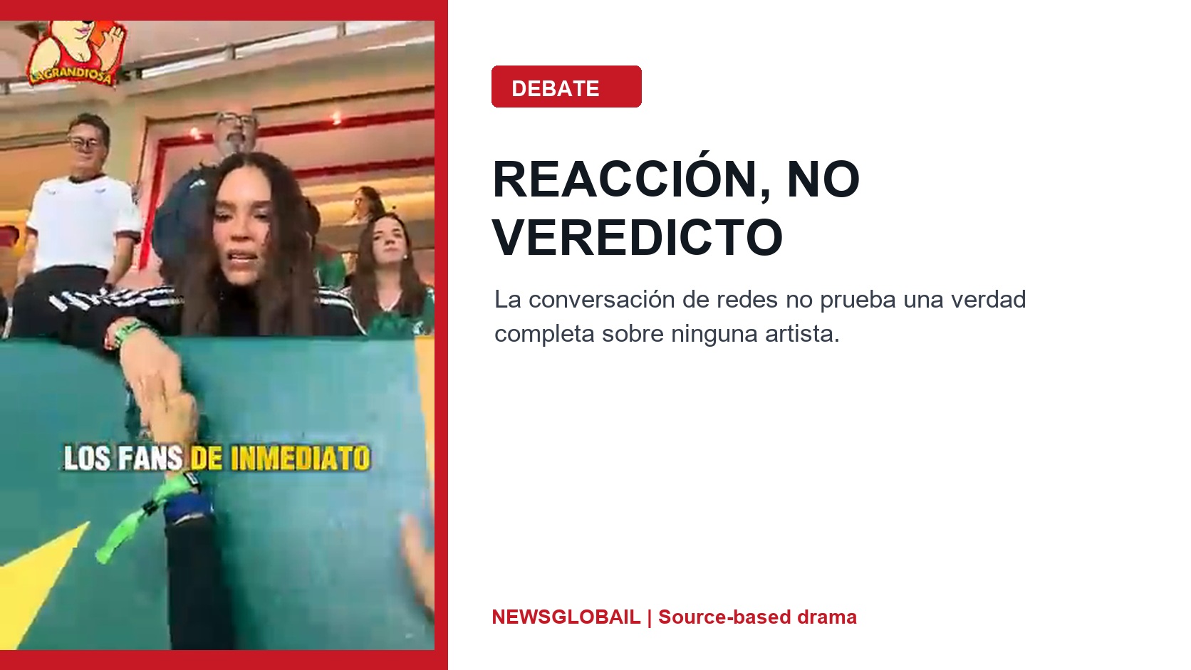 Debate source-safe sobre Belinda Angela humildad