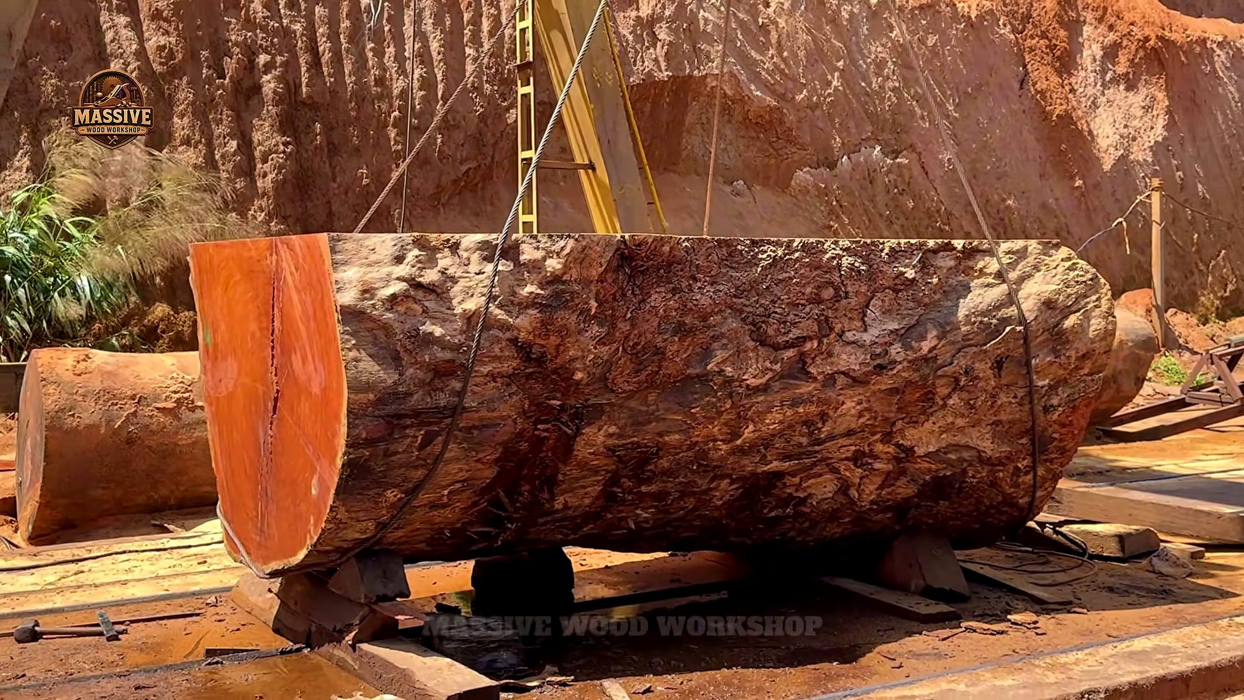 day 2000 year old giant entered - the setup or early workflow visible in the source video