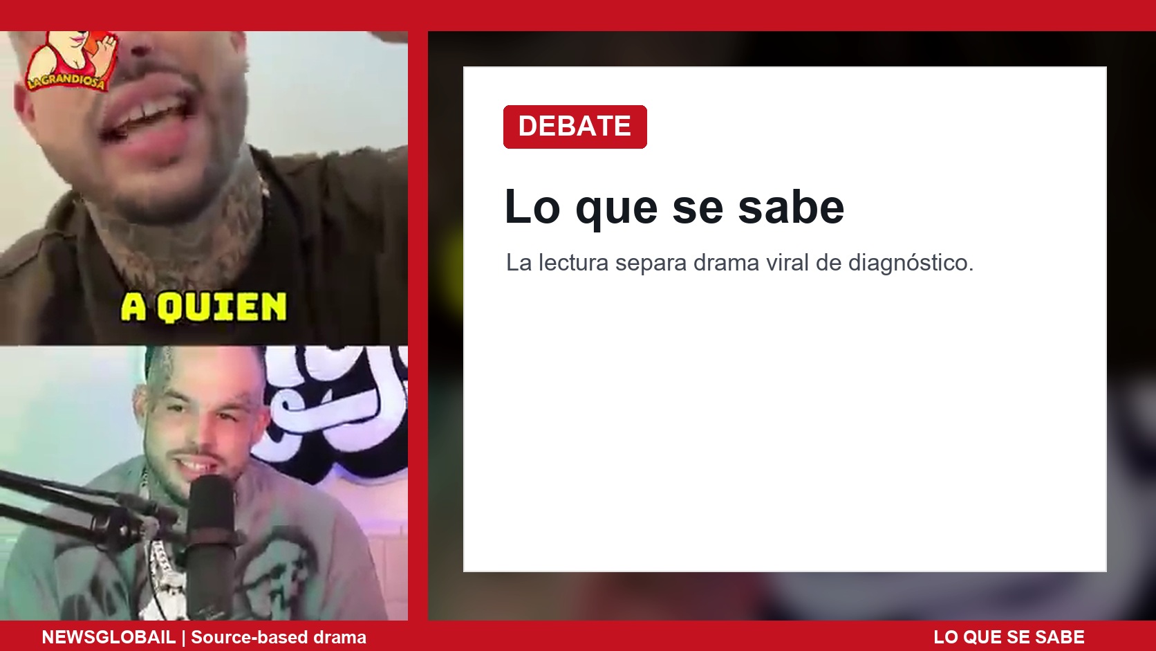 Debate source-safe sobre Emiliano anexado