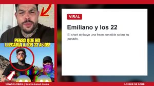 Emiliano no llegaría vivo según un short viral de La Grandiosa