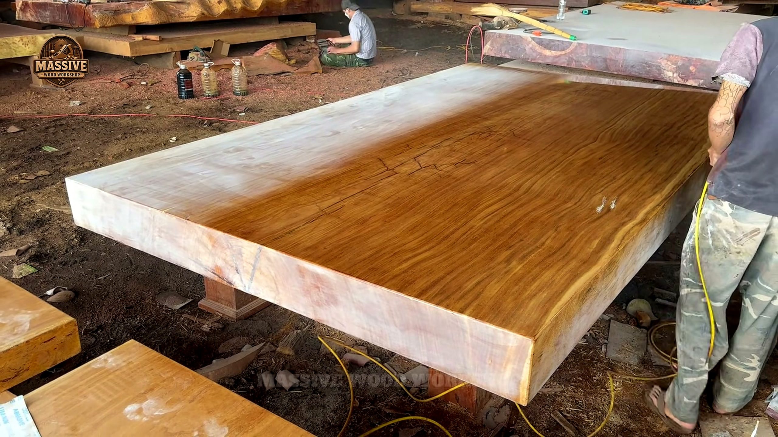 inside sawmill turning 2000 year old - the later review stage where the result can be evaluated