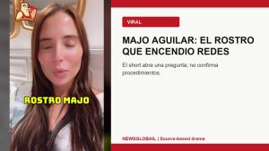 Majo Aguilar rostro segun un short viral de La Grandiosa