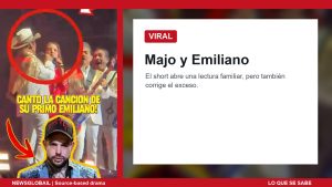 Majo y Emiliano según un short viral