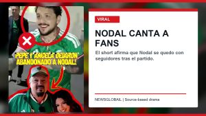 Nodal canta a fans imagen editorial source based