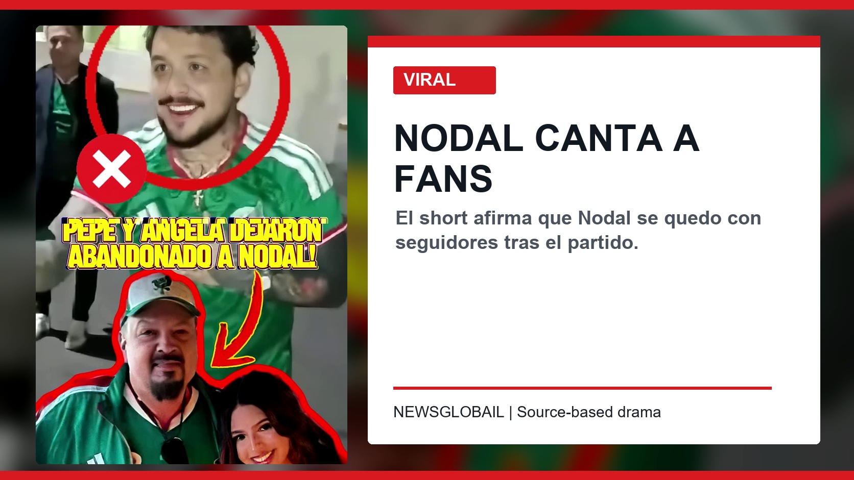 Nodal canta a fans imagen editorial de debate viral