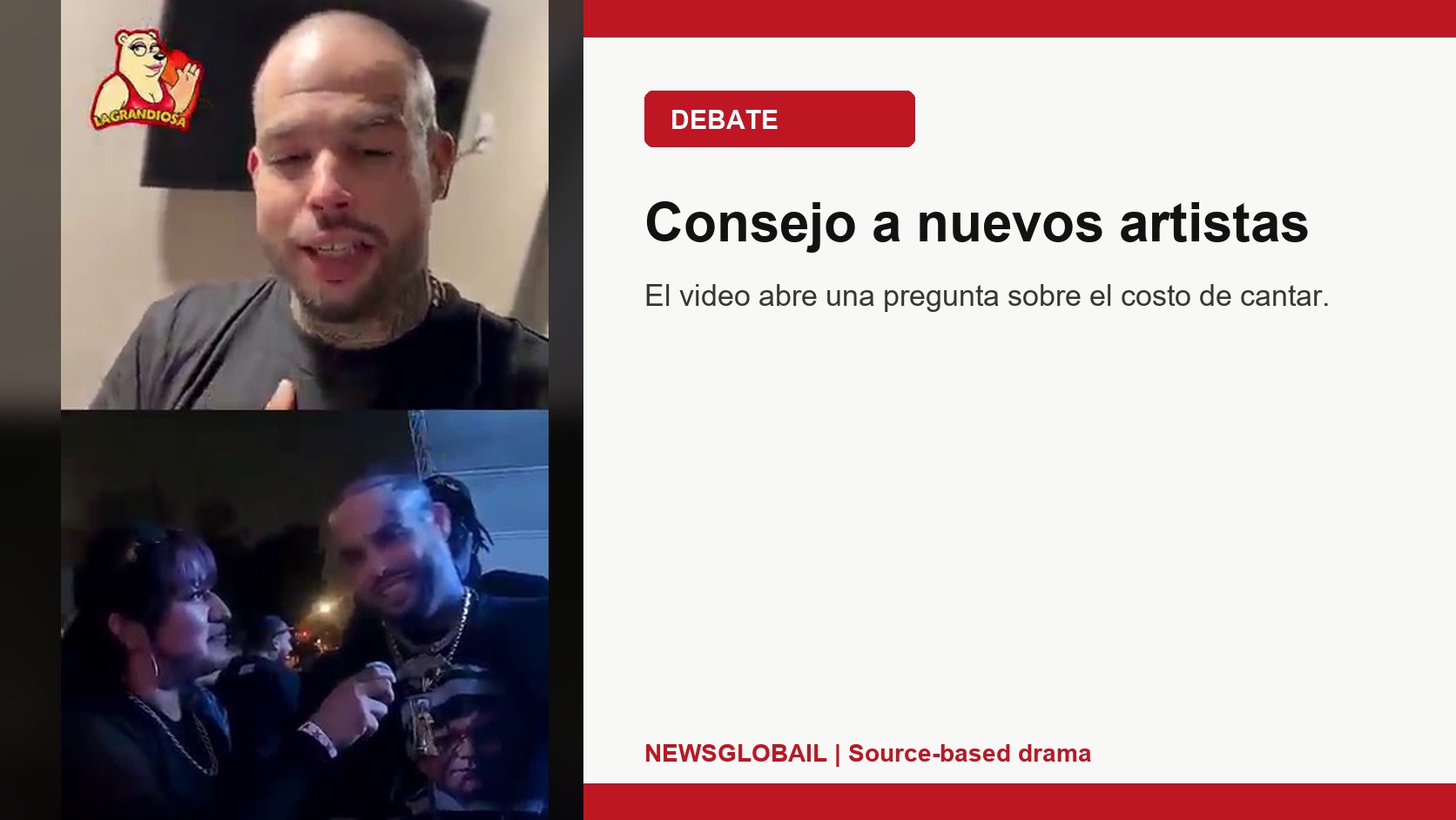 Debate viral sobre Emiliano arrepentido de ser artista y fama