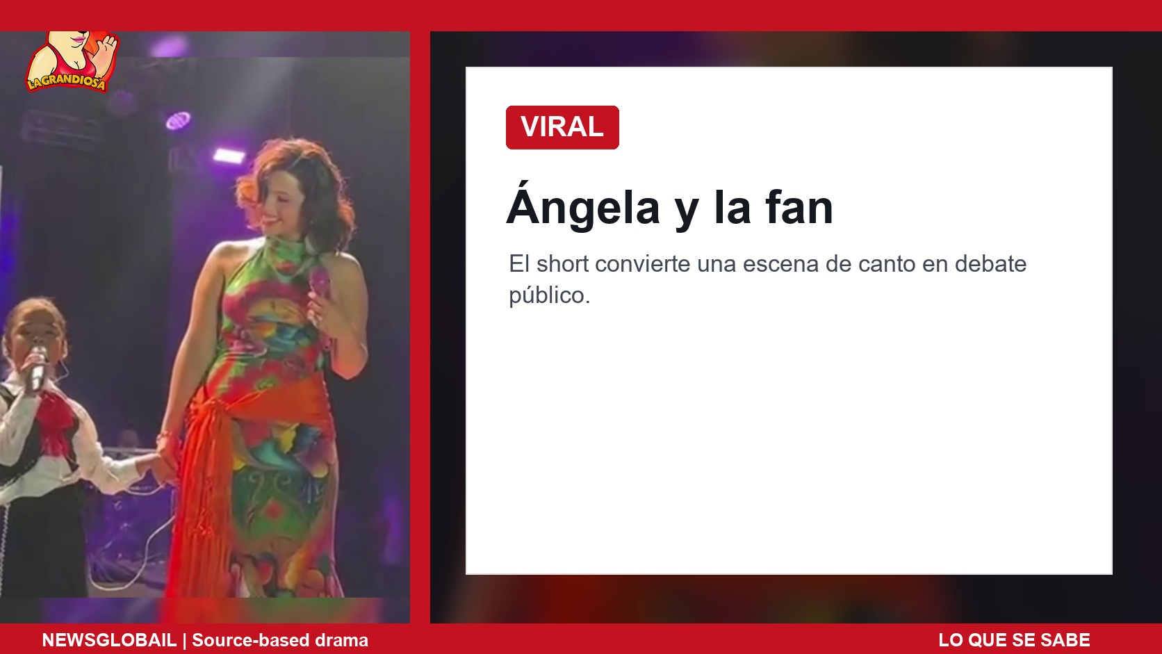 Ángela Aguilar se burla fan según un short viral de La Grandiosa