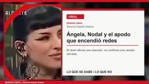 Angela Nodal apodo según un short viral sobre Cazzu