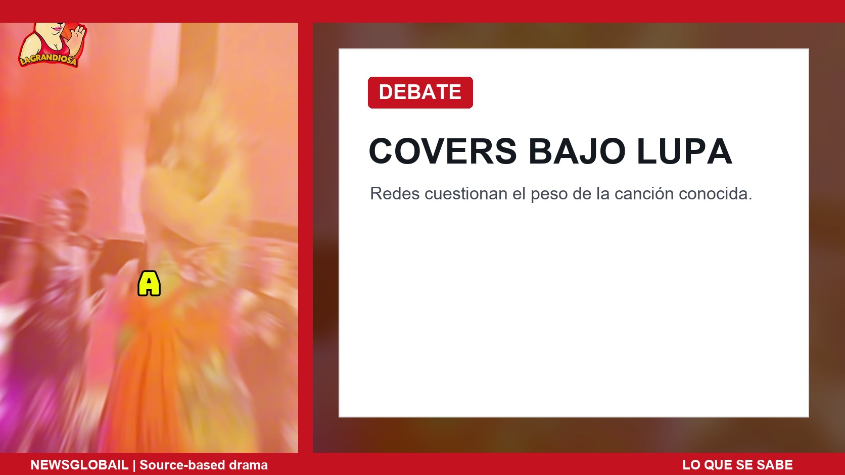 Debate viral sobre Ángela solo con covers