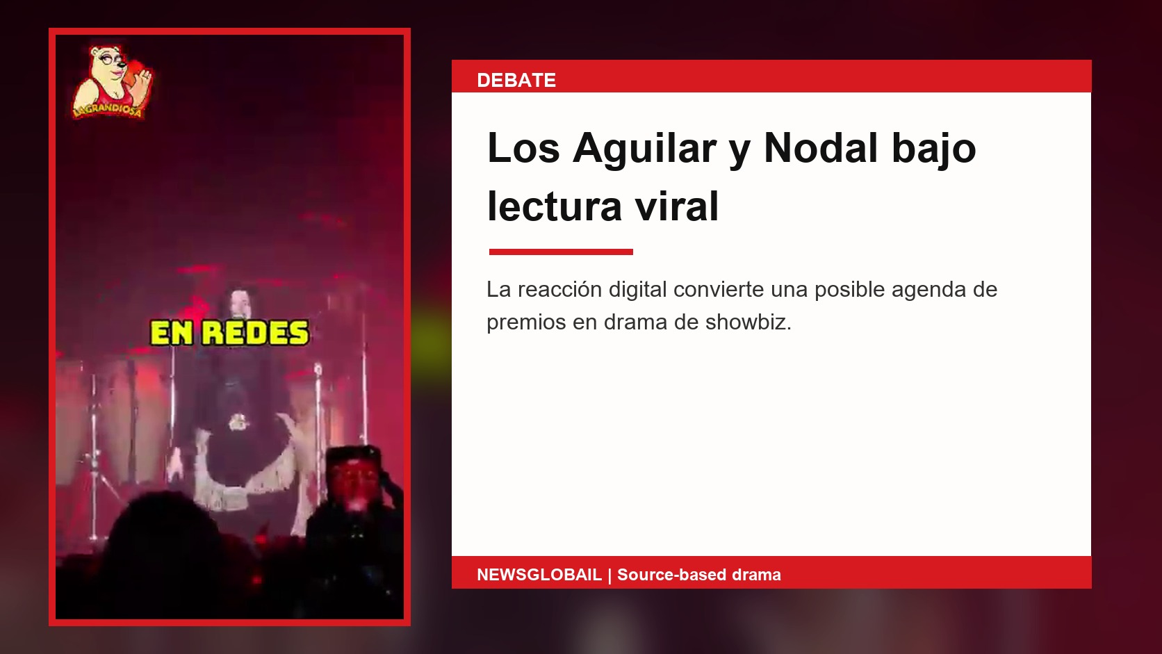 Debate viral sobre Los Aguilar, Nodal y Cazzu