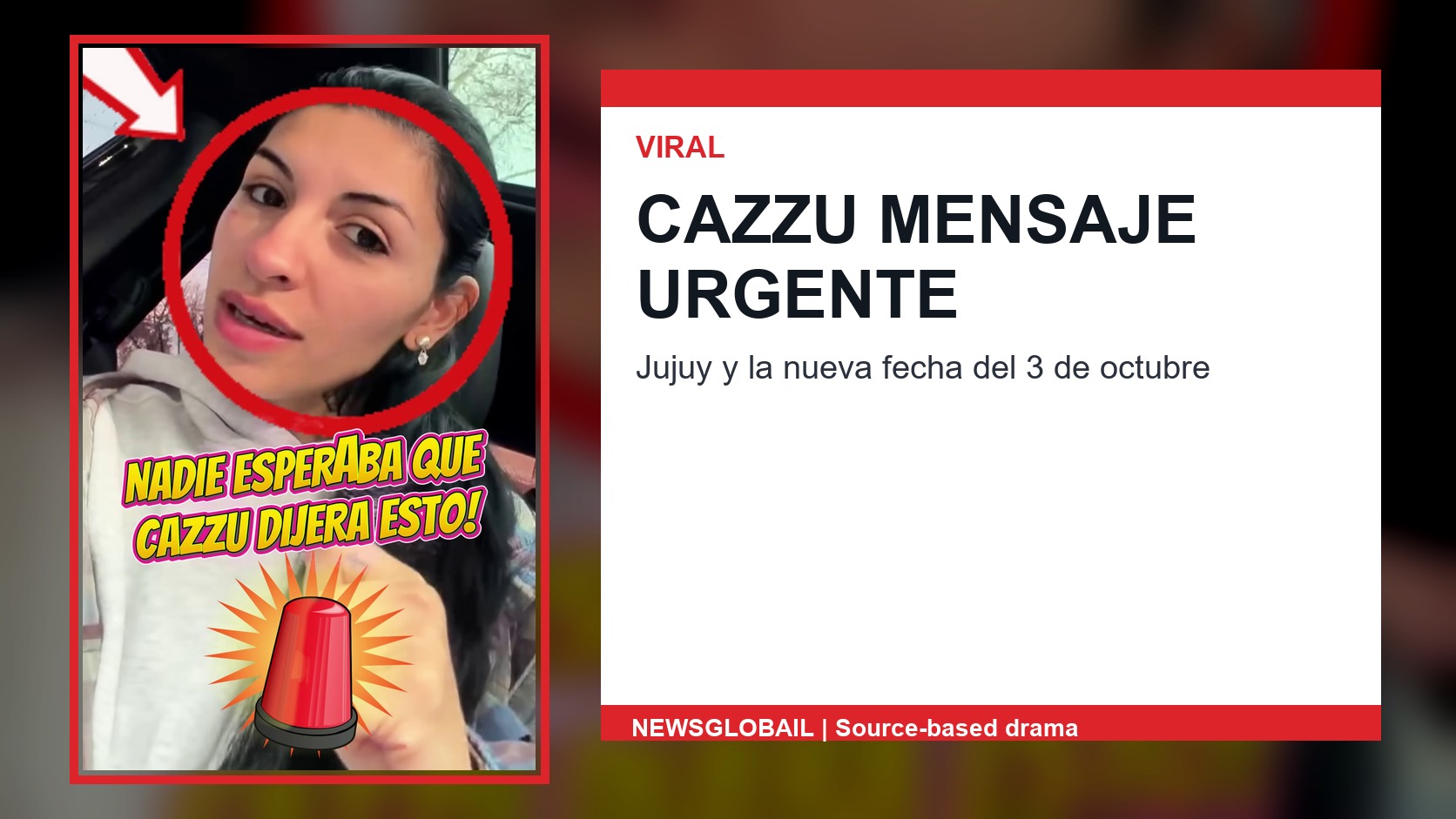 Cazzu mensaje urgente en un short viral sobre el show de Jujuy