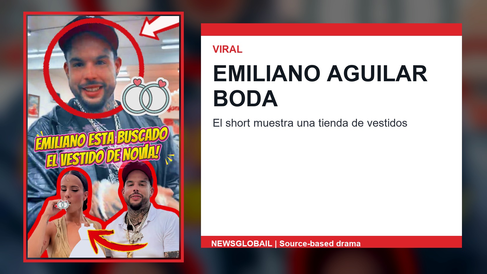 Emiliano Aguilar boda en un short viral de La Grandiosa