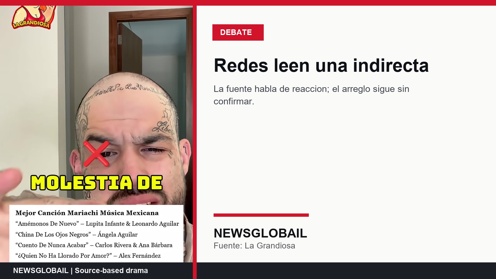 debate viral sobre Emiliano premios amaño sin prueba oficial
