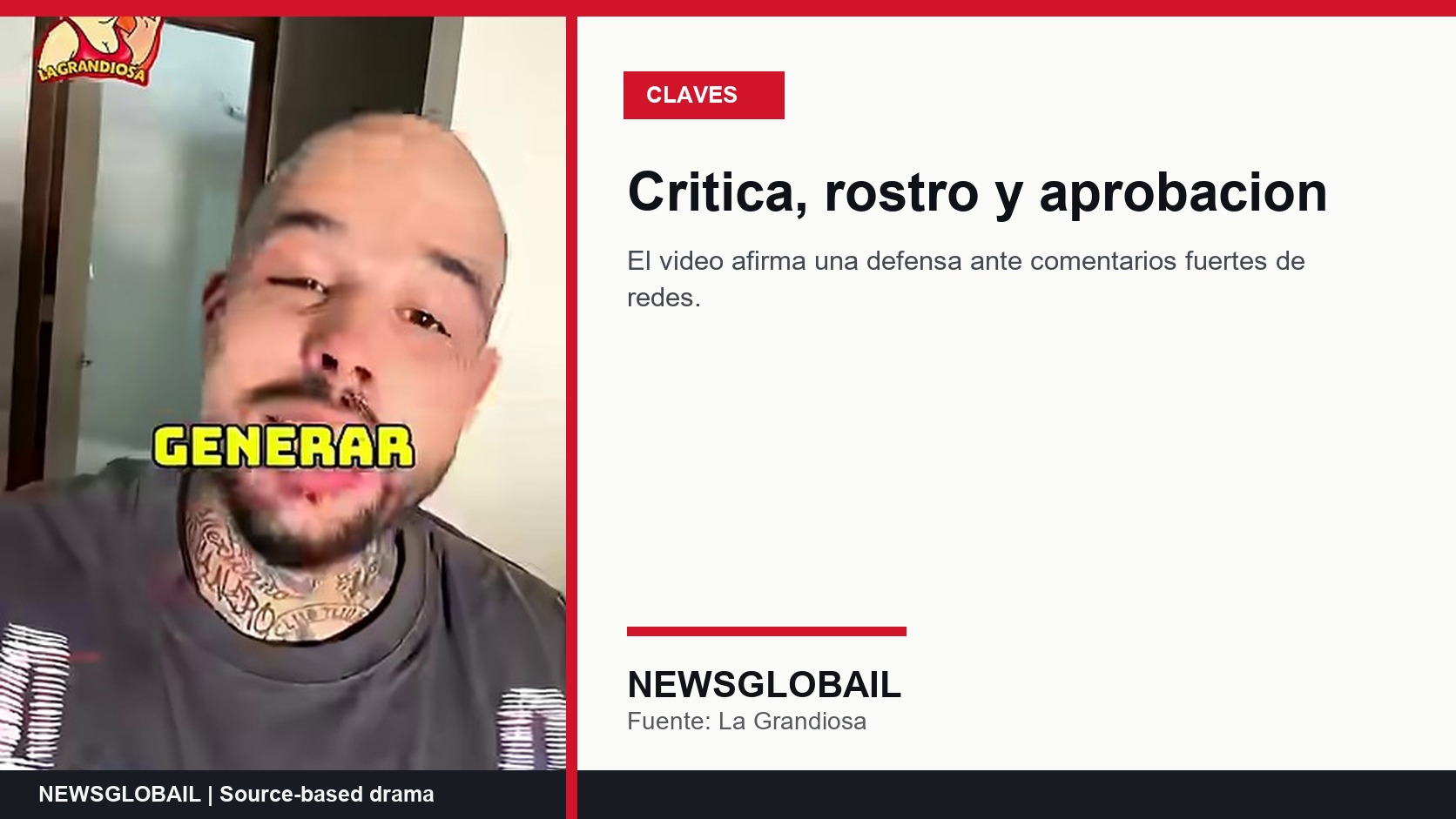 claves del debate Emiliano tatuaje cara en redes