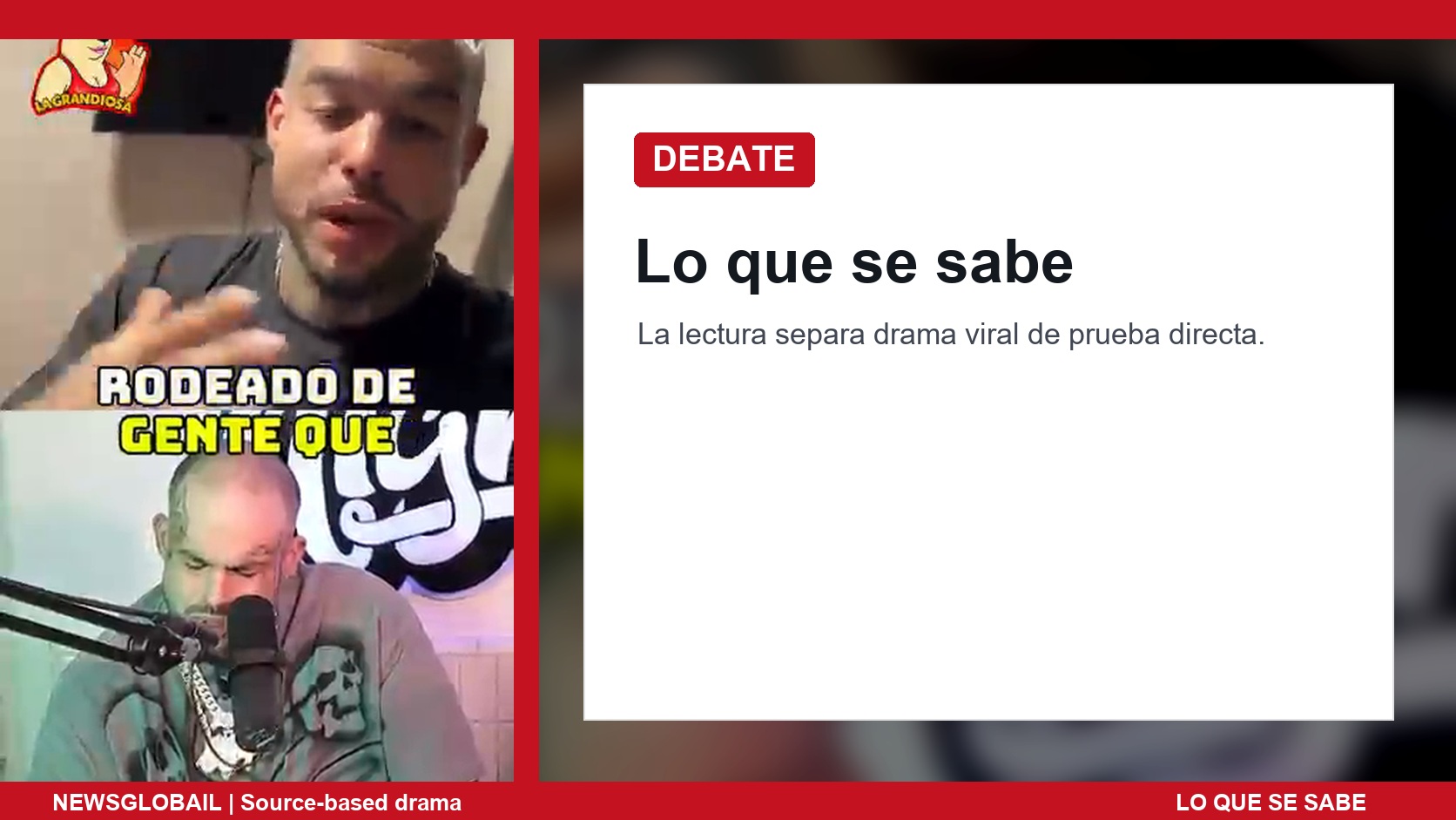 Debate source-safe sobre Emiliano y Pepe