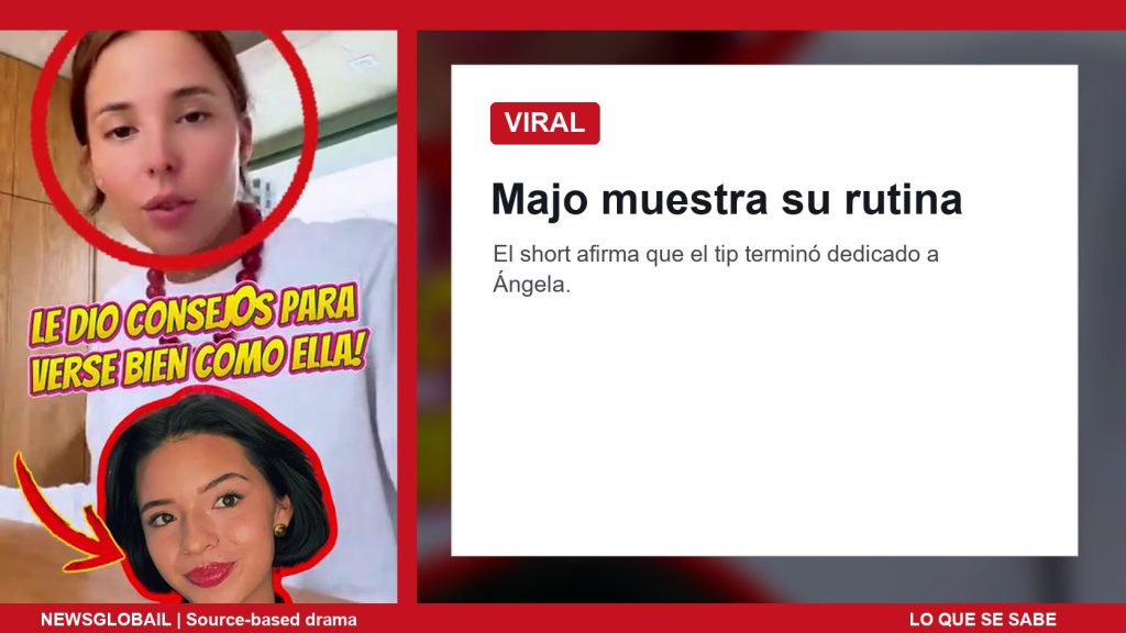 Majo consejo a Ángela según un short viral de La Grandiosa