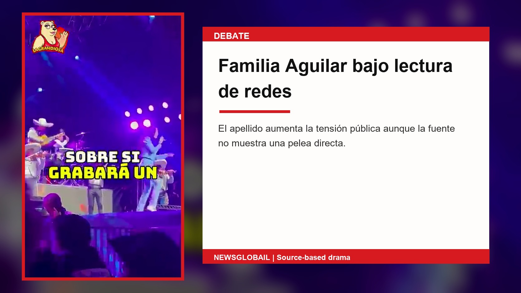 Debate viral de Majo Emiliano Aguilar en la familia Aguilar