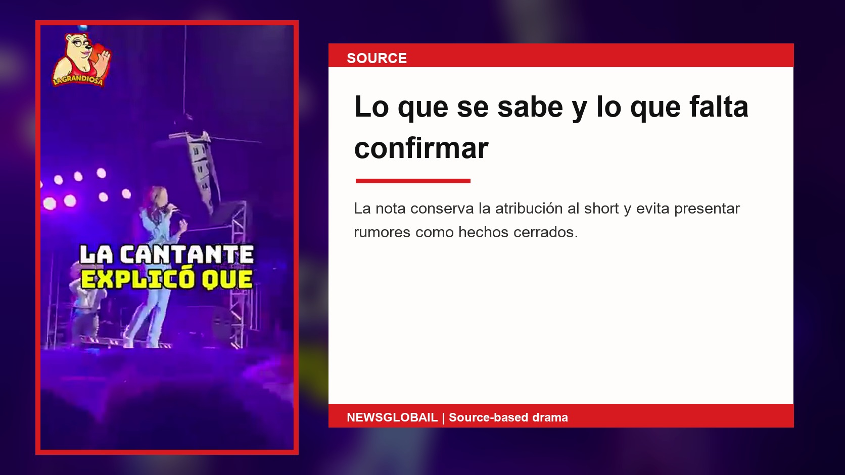 Fuente y limites del short Majo Emiliano Aguilar