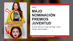 Majo nominación Premios Juventud en un short viral de La Grandiosa
