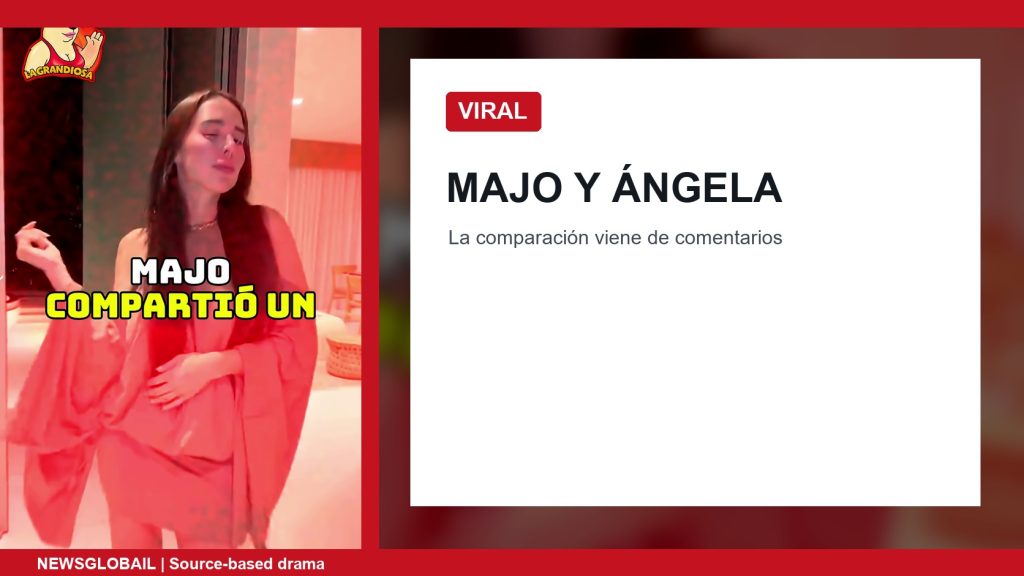Majo y Ángela comparación viral — imagen fuente 1