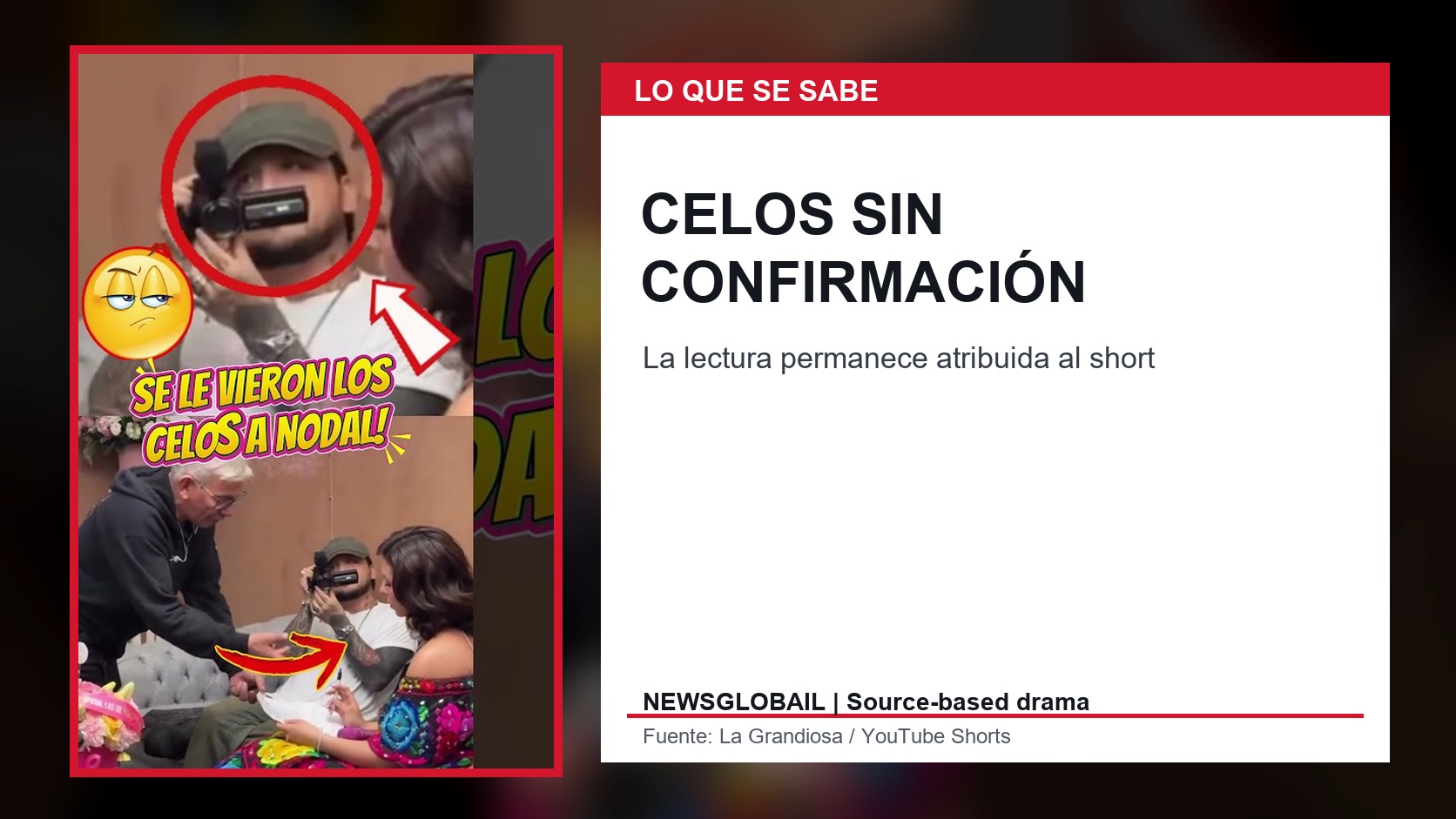 Debate sobre Nodal cara de celos y Ángela Aguilar