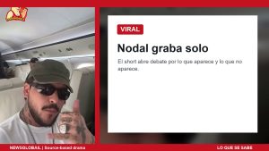 Nodal graba solo en un short viral sobre Angela Aguilar