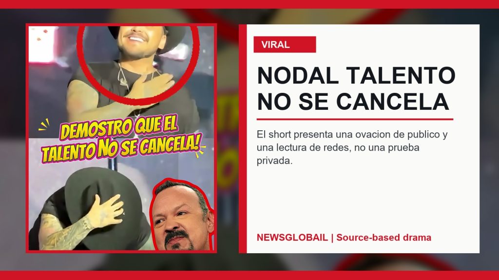Nodal talento no se cancela en un short viral de La Grandiosa