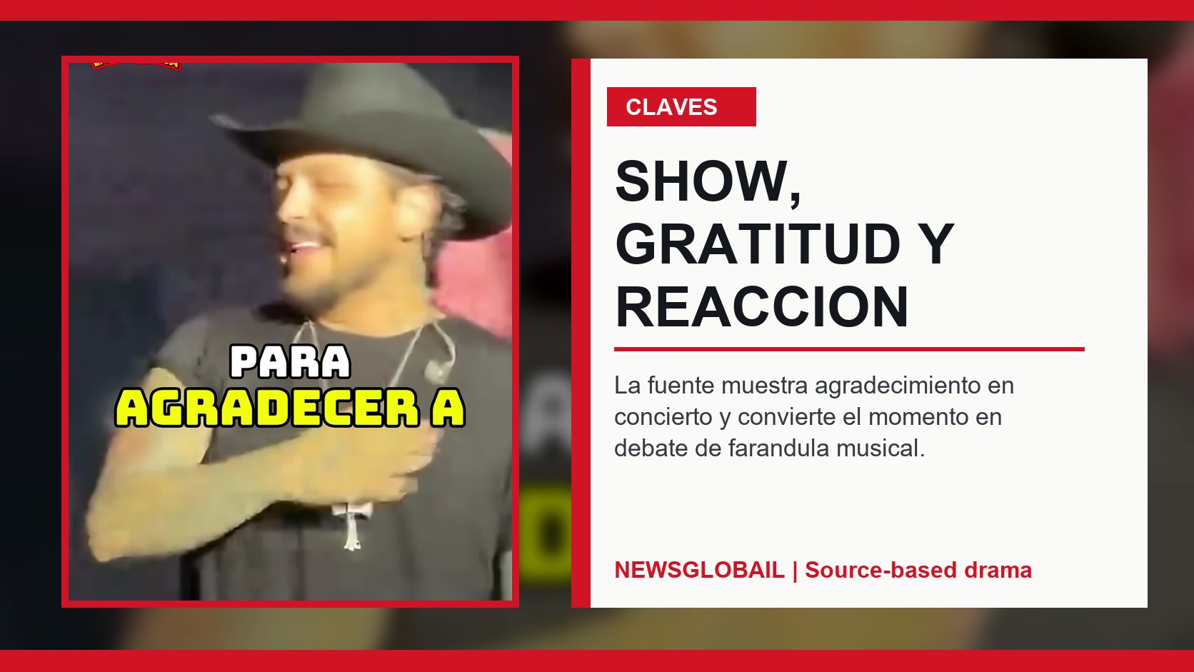 Claves del video sobre Nodal talento no se cancela