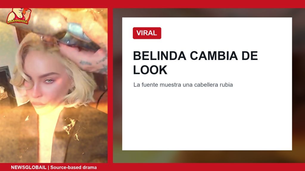 nuevo look rubio de Belinda — imagen fuente 1