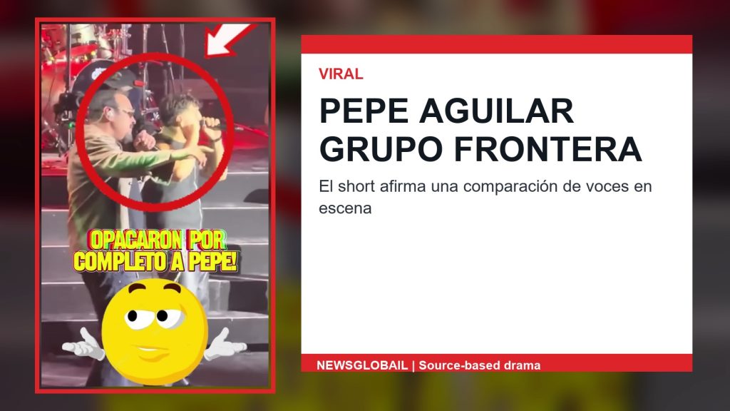 Pepe Aguilar Grupo Frontera en un short viral de La Grandiosa