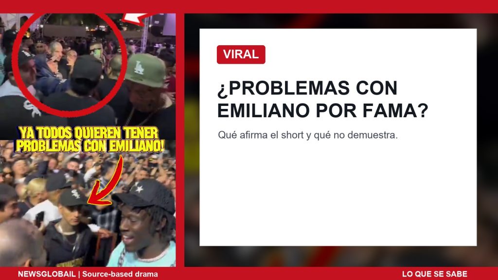 Problemas con Emiliano por fama según un short viral de La Grandiosa