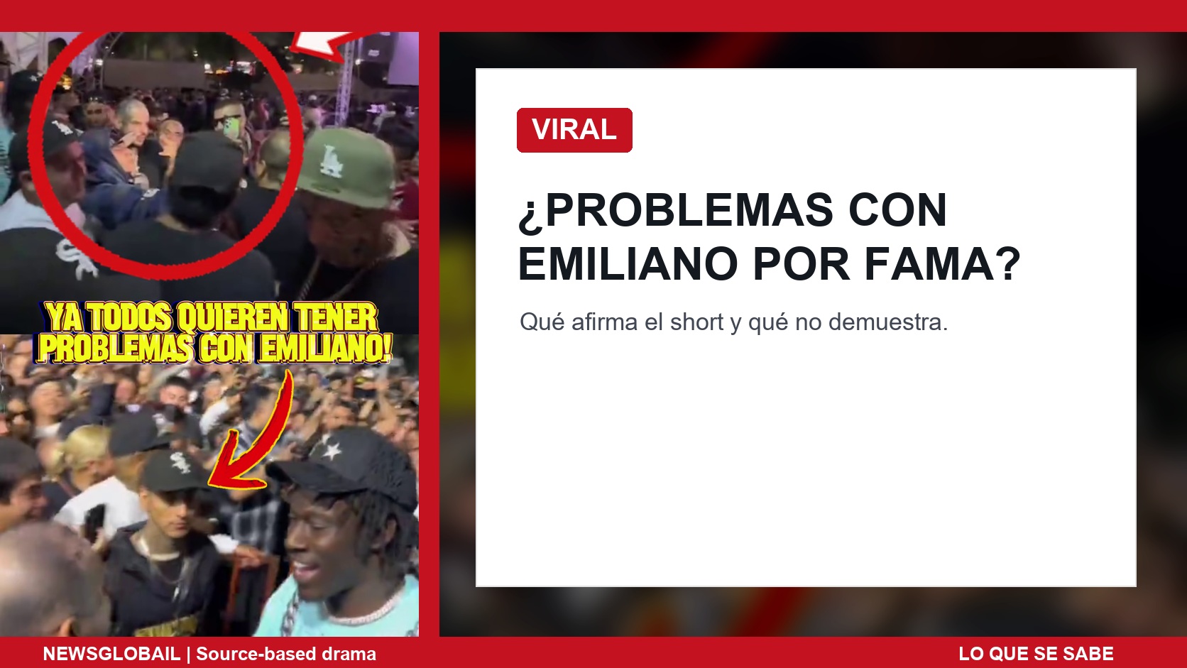 Problemas con Emiliano por fama según un short viral de La Grandiosa
