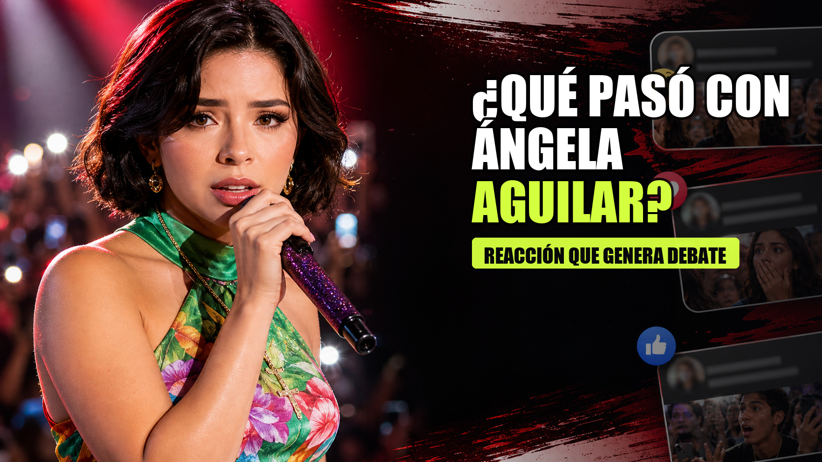 Ángela Aguilar grito viral en un short de La Grandiosa