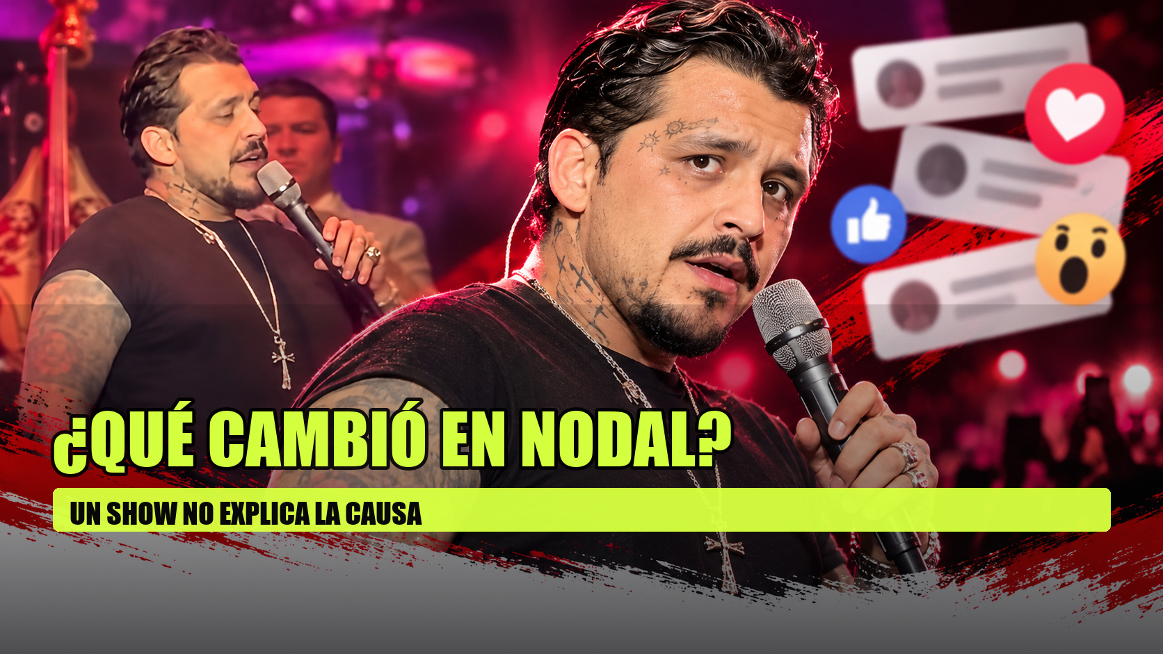 aspecto de Christian Nodal según un short viral