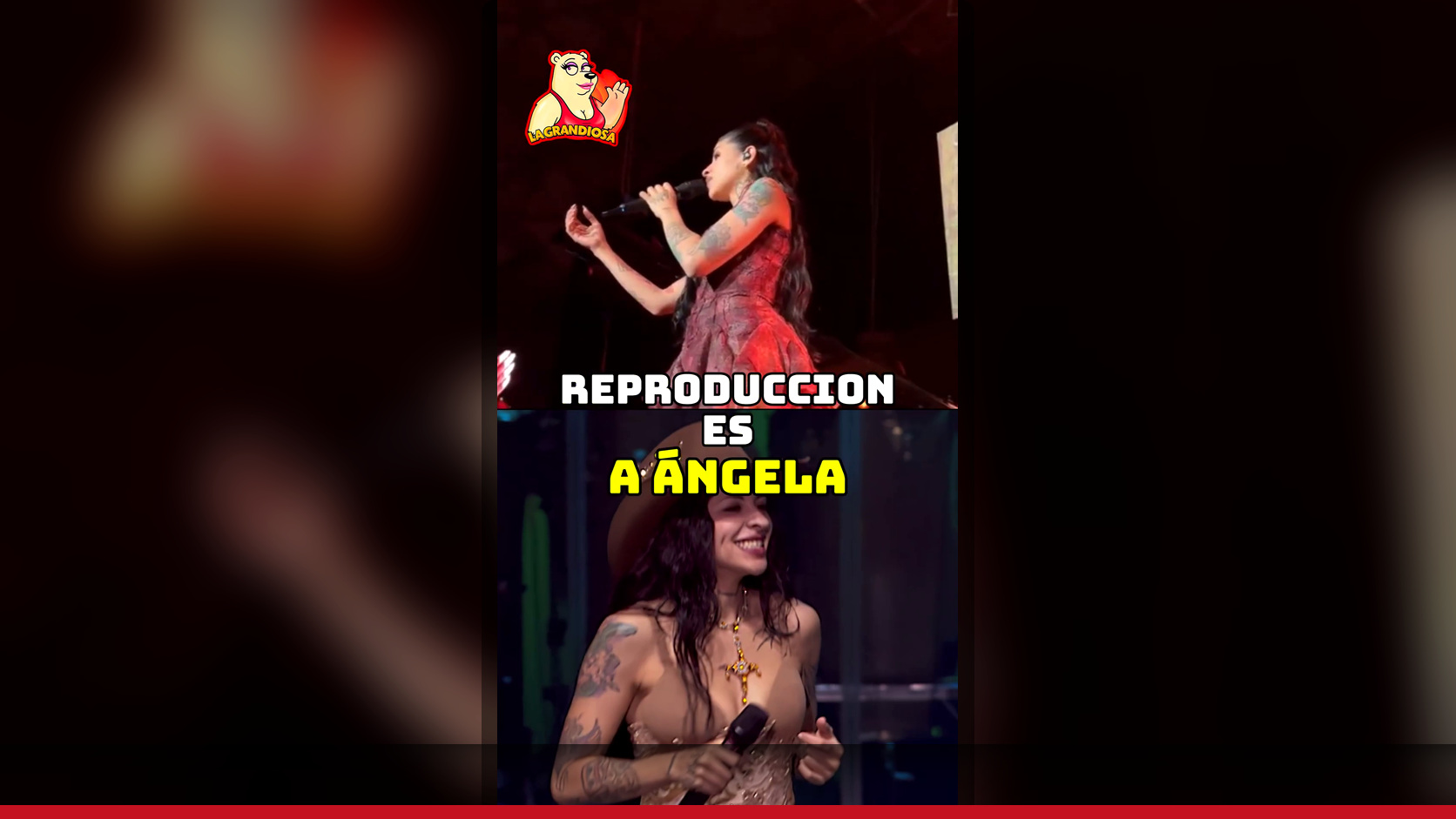 Cazzu superó a Ángela Aguilar: frame fuente reaccion