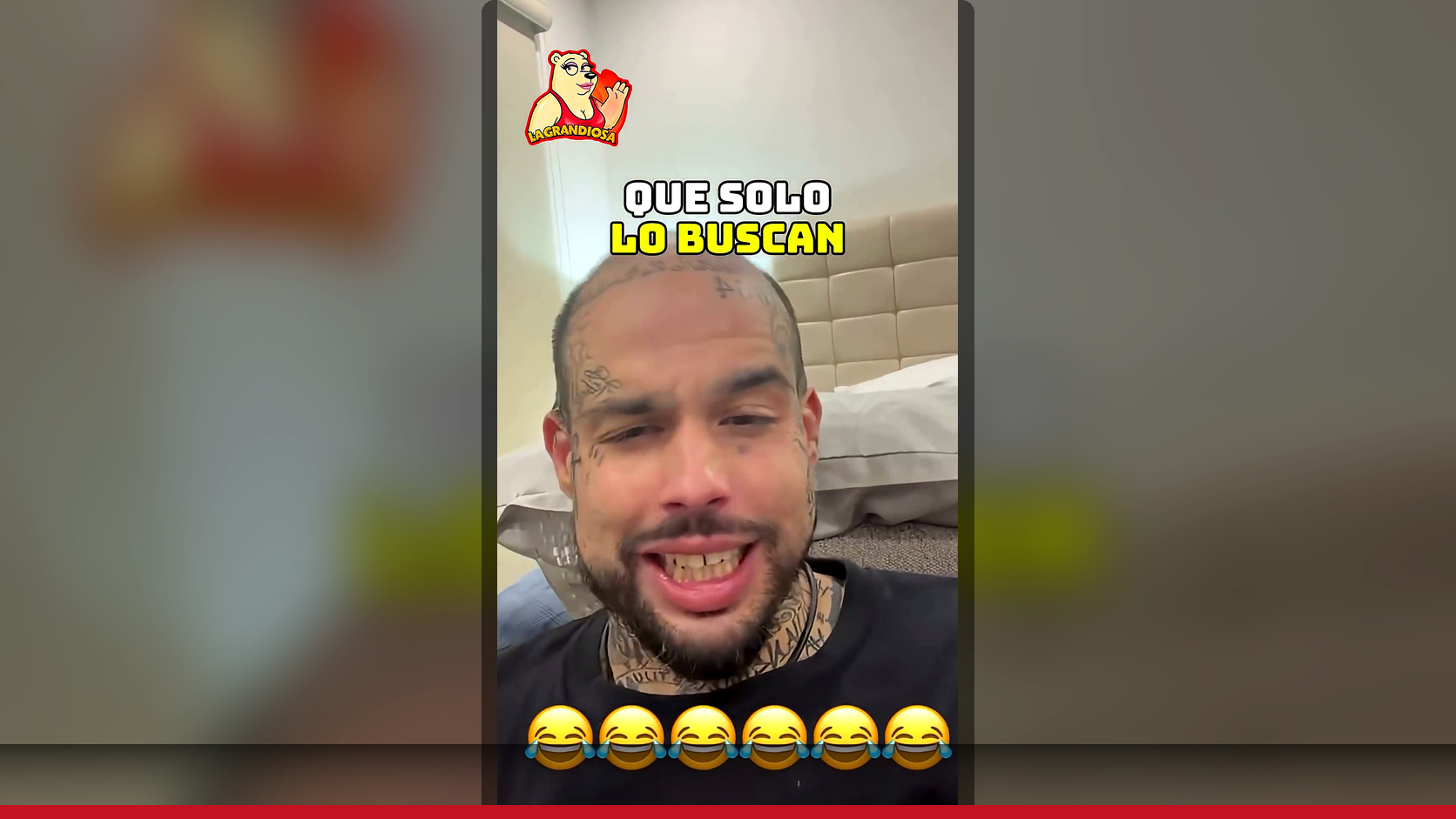 Emiliano Aguilar molesto: frame fuente reaccion